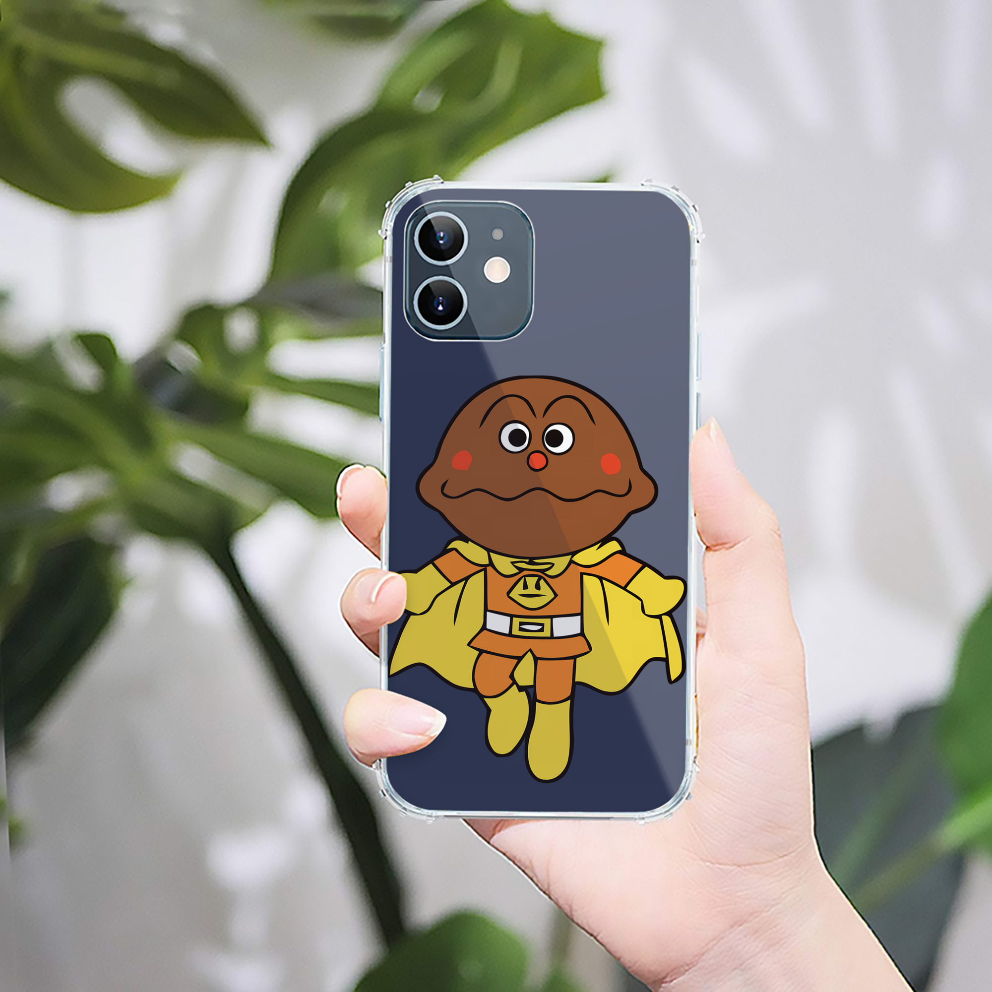 （画像用） アンパンマン Anpanman 【iPhone 12シリーズ対応】透明スマホケース（クリアソフトケース）